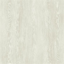 Beige Quarter Sawn Faux Wood Wallpaper