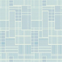 Blue Remodel Geometric Wallpaper