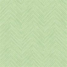 Caladesi Green Faux Textured Linen Wallpaper