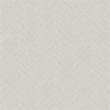 Caladesi Light Grey Faux Textured Linen Wallpaper