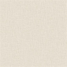 Cream Tweed Woven Linen Wallpaper