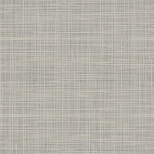 Dark Grey & Grey Abstract Faux Weave Texture Wallpaper