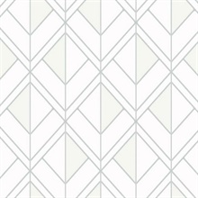 Grey Diamond Shadow Geometric Wallpaper