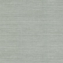 Grey Silk Textured Faux Fabric Wallpaper