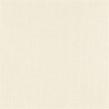 Indie Faux Textured Linen Cream Wallpaper