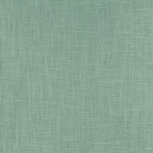 Indie Faux Textured Linen Green Wallpaper