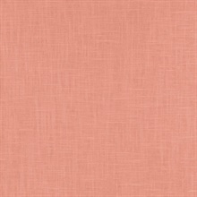 Indie Faux Textured Linen Pink Wallpaper