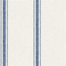 Linette Blue Fabric Stripe