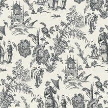 Poppy Seed Colette Chinoiserie Wallpaper