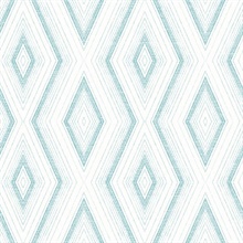 Santa Cruz Turquoise Geometric Wallpaper