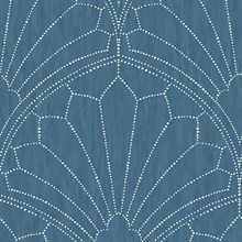 Scallop Blue Wallpaper