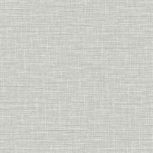 Smoke Grasmere Crosshatch Tweed Weave Wallpaper