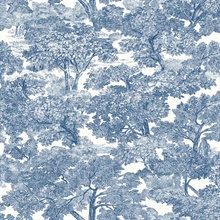 Spinney Blue Toile