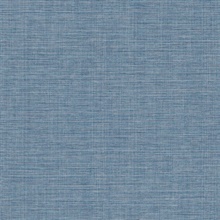 Textile Effect Denim Blue Textile String Wallpaper
