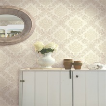 Beige Damask, 291-70407