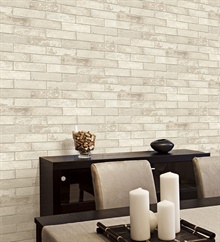 LL29532 White Brick Textured Wallpaper