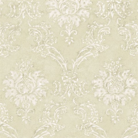 Beige Devon Damask