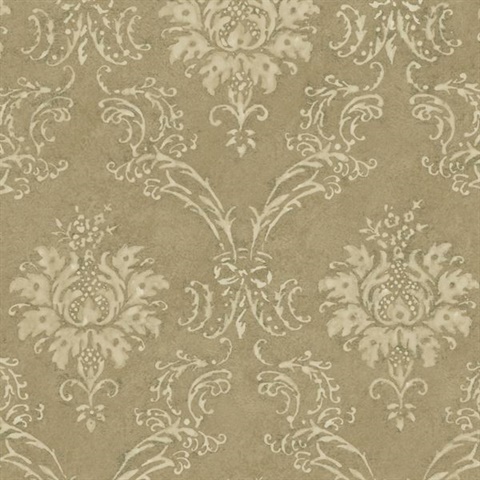 Gold Devon Damask