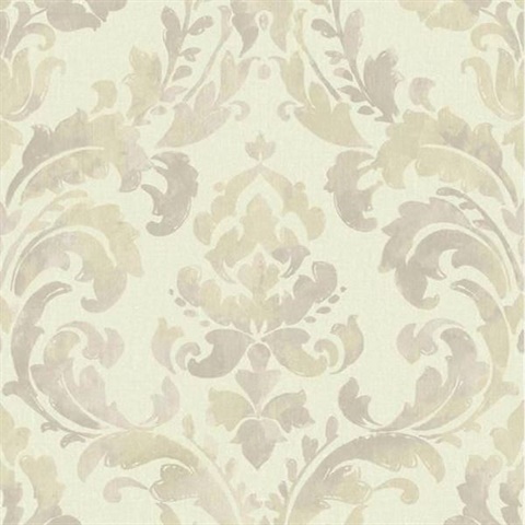 Iridescent Framed Damask