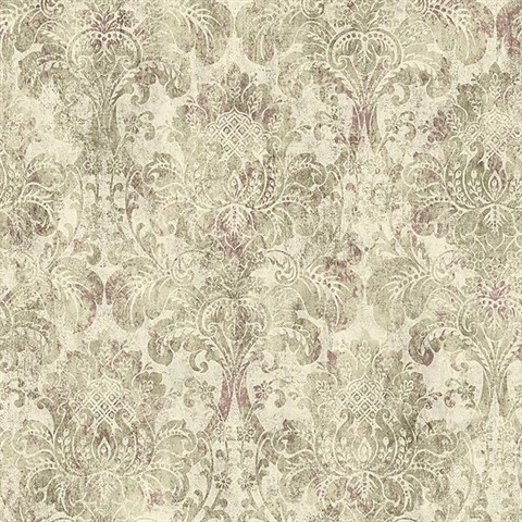 Mauve Damask