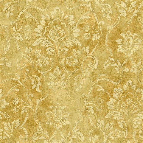 Yellow Jacobean Damask Trail