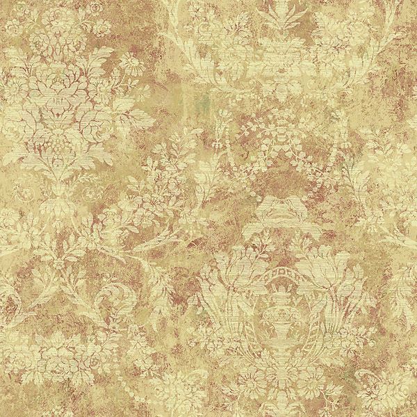 Rust Damask Swag | 297-41321