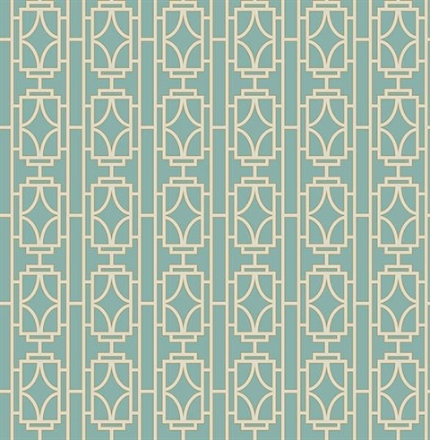 Empire Turquoise Lattice