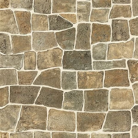 412 Flagstone Taupe Flagstone Rock Wall Texture Wallpaper Boulevard