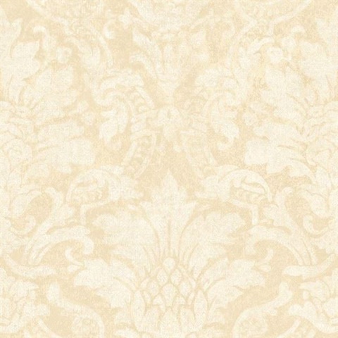 Cynthia Rose Distressed Damask Wallpaper