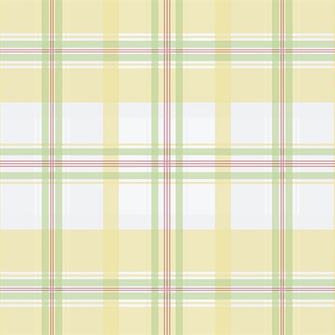 Red Yellow and Green Plaid