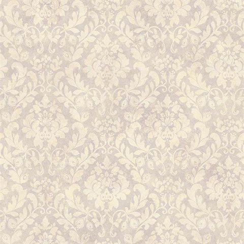 Belle Jardin Damask Lilac Damask