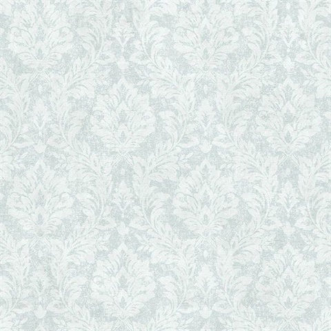 Cottage Blue Damask