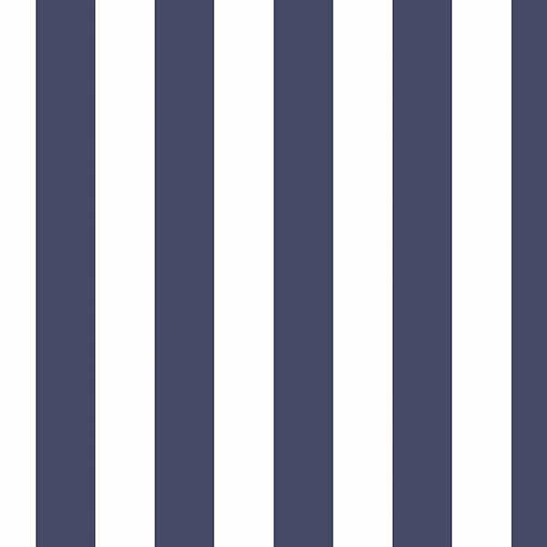 Classic Blue & White Striped Wallpaper // $16.99/Roll