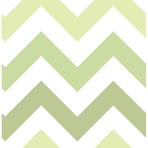 Green Zig Zag Peel And Stick Wallpaper