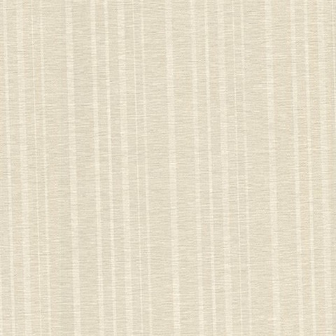 Ditmar Champagne Striped Woven Texture Wallpaper