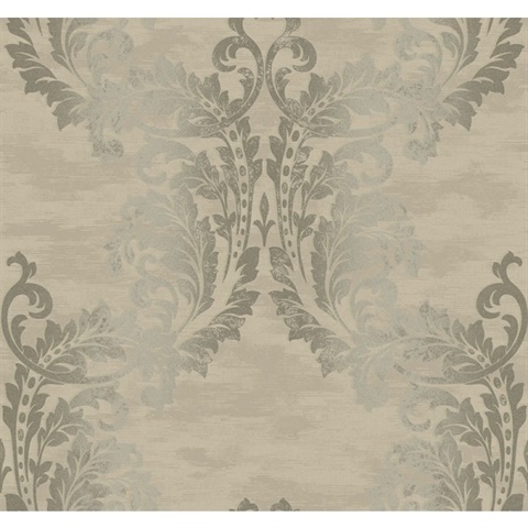 Acanthus Leaves, Damask