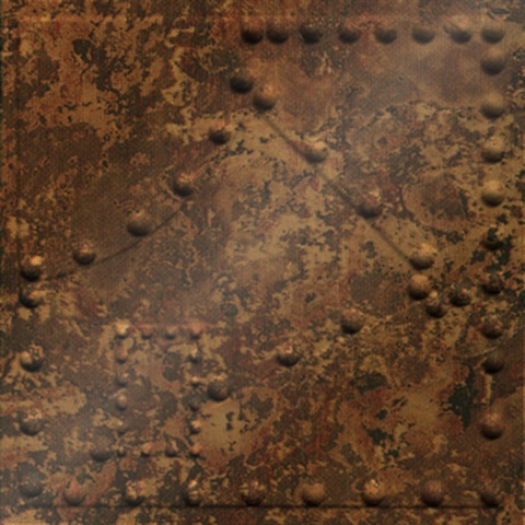 Alloy Ceiling Panels Bronze Patina