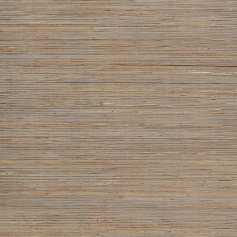 Bamboo Taupe Hemp Blend Wallpaper