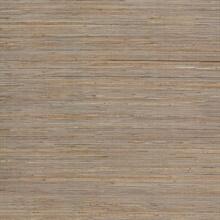 Bamboo Taupe Hemp Blend Wallpaper