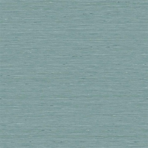 Bangkok 27 Teal Fabric Backed Vinyl Wallpaper