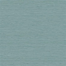 Bangkok 27 Teal Fabric Backed Vinyl Wallpaper