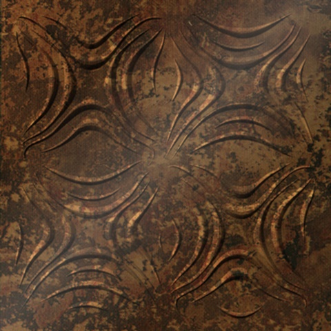 Blossom Ceiling Panels Bronze Patina