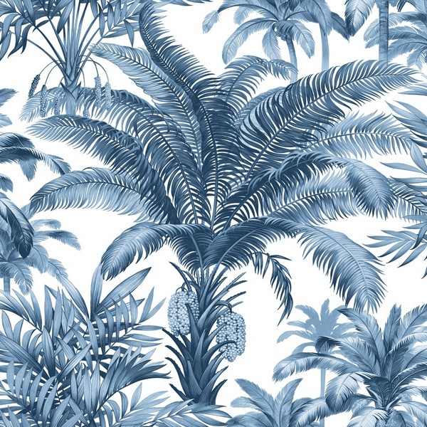 blue trees wallpaper