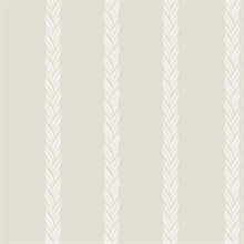 Braided Stripe Tan Wallpaper