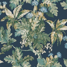 Briarwood Navy Blue Tree Branch Wallpaper