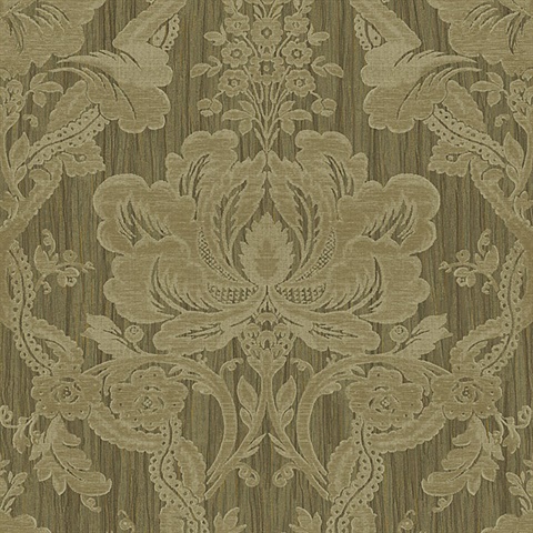 Brown Damask