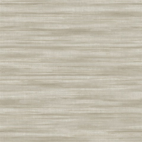 Brushed Linen Taupe Faux Canvas Wallpaper