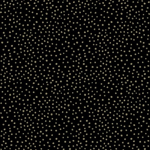 Cassie Gold Petite Polka Dots Wallpaper