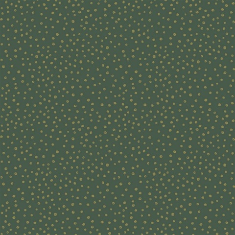 Cassie Green Petite Polka Dots Wallpaper