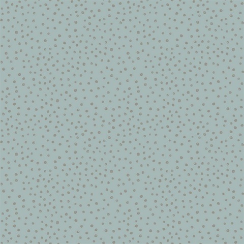 Cassie Light Blue Petite Polka Dots Wallpaper